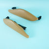 09-14 OEM BMW M Knee Pad Set (2) Bamboo Beige Merino X5M X6M E70 E71