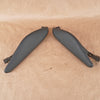 09-14 OEM BMW M Knee Pad Set (2) Black Merino Leather X5M X6M 9186921 E70 E71