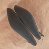 09-14 OEM BMW M Knee Pad Set (2) Black Merino Leather X5M X6M 9186921 E70 E71