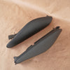 09-14 OEM BMW M Knee Pad Set (2) Black Merino Leather X5M X6M 9186921 E70 E71