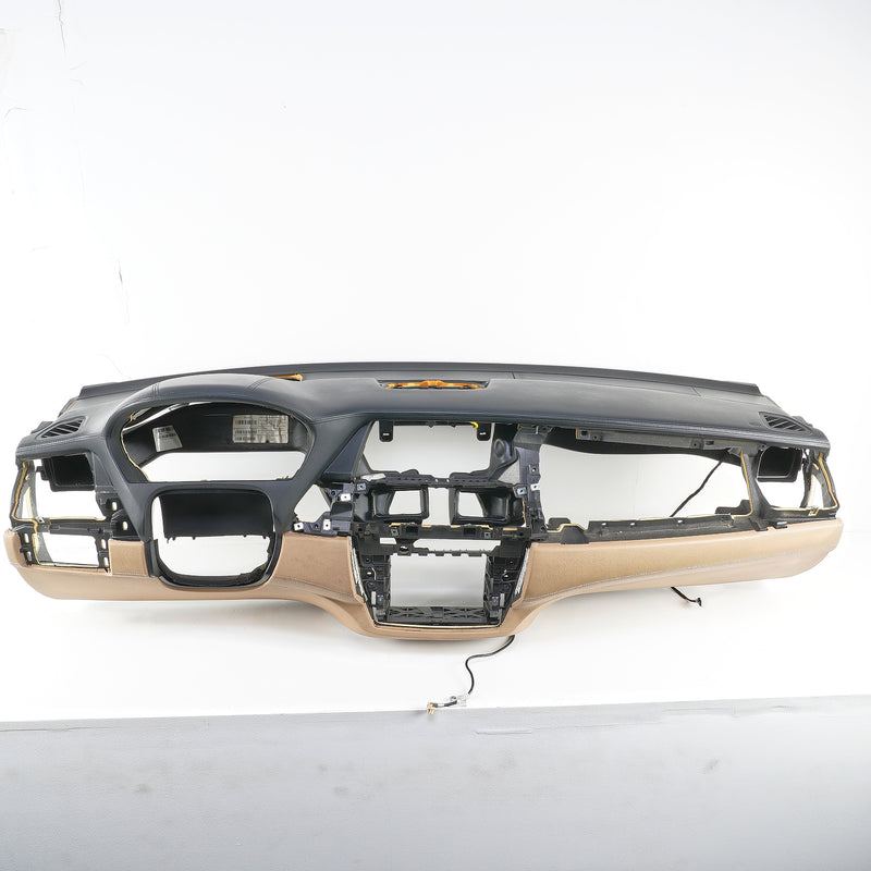 09-14 OEM BMW Merino Leather Dashboard X2H3 Bamboo Beige HUD X5M X6M E70 E71