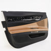 09-15 OEM BMW Front Left Door Panel Saddle Brown 740i 750i F01 F02 F04