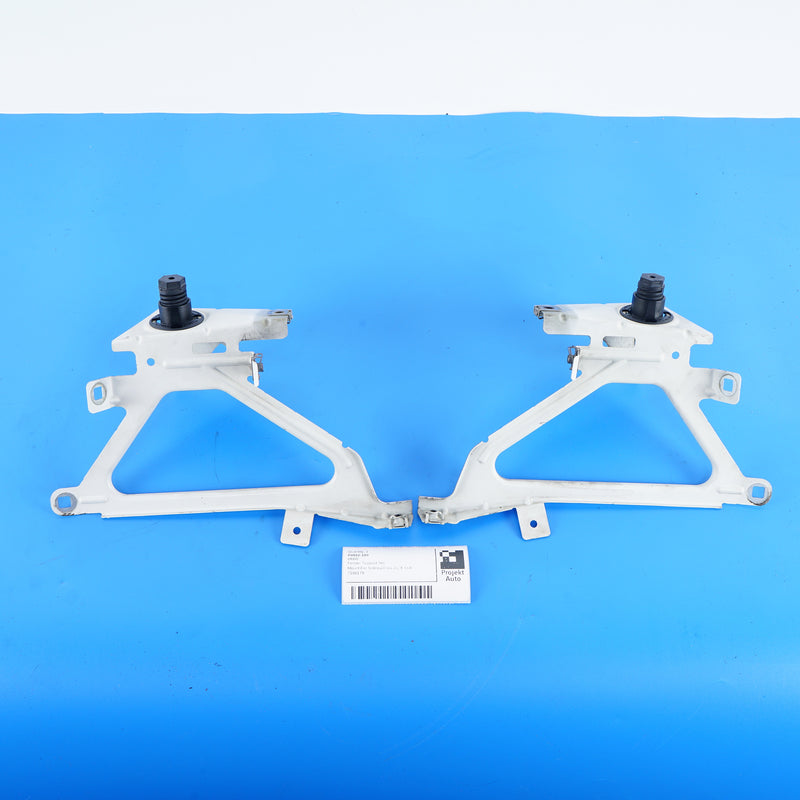09-15 OEM BMW Front Left Right Fender Support Set 300 Alpine White 3 F01 F02