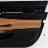 09-15 OEM BMW Front Right Door Panel Saddle Brown 740i 750i F01 F02 F04