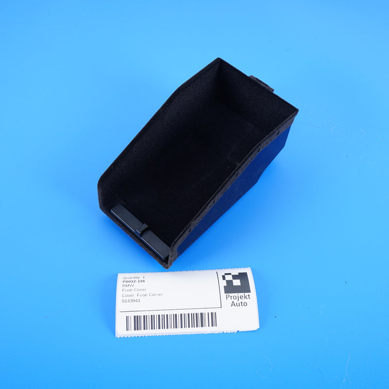 09-15 OEM BMW Fuse Cover Glovebox 9143941 F01 F02
