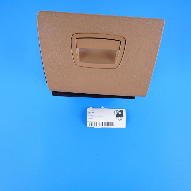 09-15 OEM BMW Left Glove Box Driver Side Saddle Brown 740i 750i 9143958 F01 F02