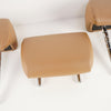 09-15 OEM BMW Rear Headrest Set Saddle Brown Nappa SNAD5 7 Series F01 F02 F04