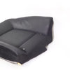 09-15 OEM BMW Rear Left Seat Back w/Foam Black Nappa Leather F01 F02 F04