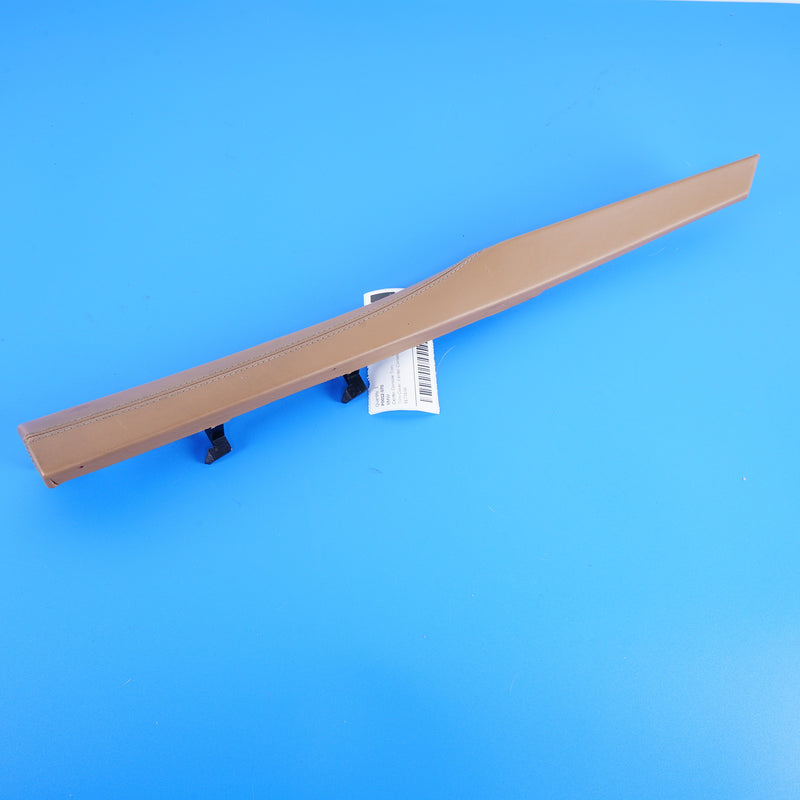 09-15 OEM BMW Right Center Console Trim Saddle Brown Nappa 740 750 NAD5 9173155