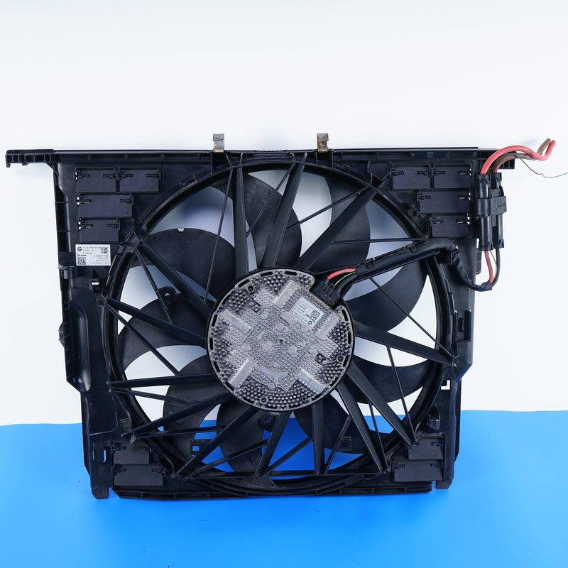 09-19 OEM BMW Radiator Fan N63 N63TU 650i 750i 8509743 F01 F02 F04 F10 F13 F06