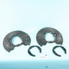 09-19 OEM BMW Rear Brake Dust Shield Set w/Rings X5M X6M X5 X6 6857982 E70 F15