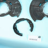 09-19 OEM BMW Rear Brake Dust Shield Set w/Rings X5M X6M X5 X6 6857982 E70 F15