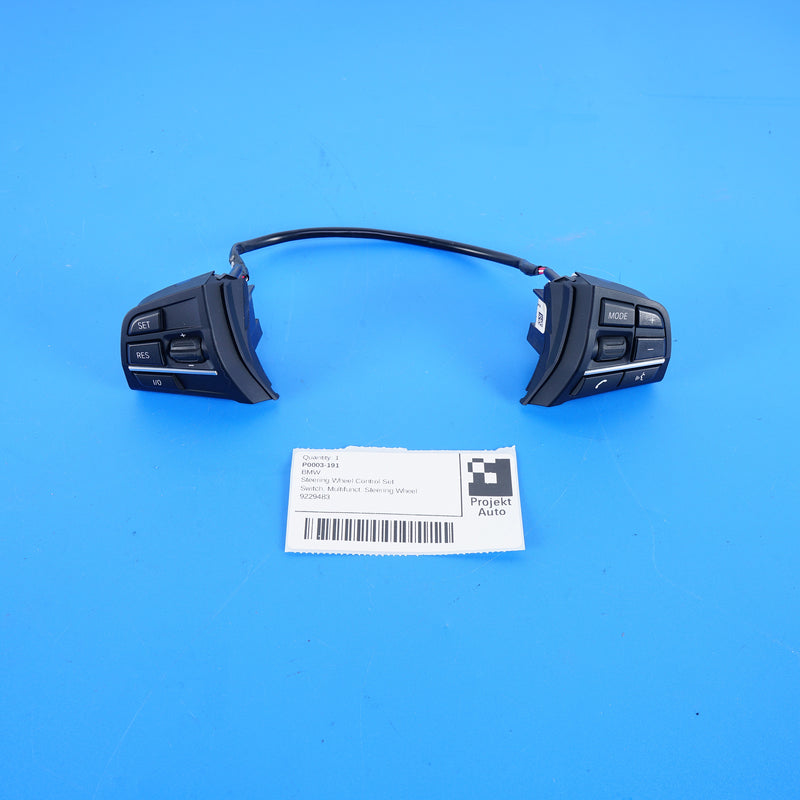 09-19 OEM BMW Steering Wheel Control Set 9229483 F01 F02 F04 F10 F13 F06 F12