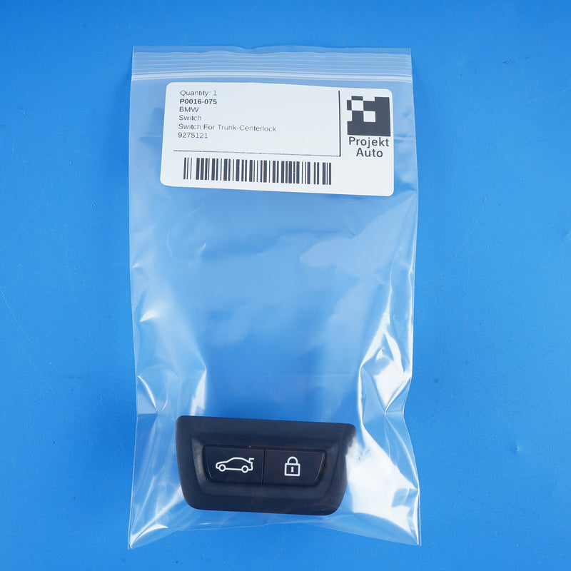 09-25 OEM BMW Trunk Release Lock Switch 9275121 F15 F25 F48 F85 F95 F97 G01 G05