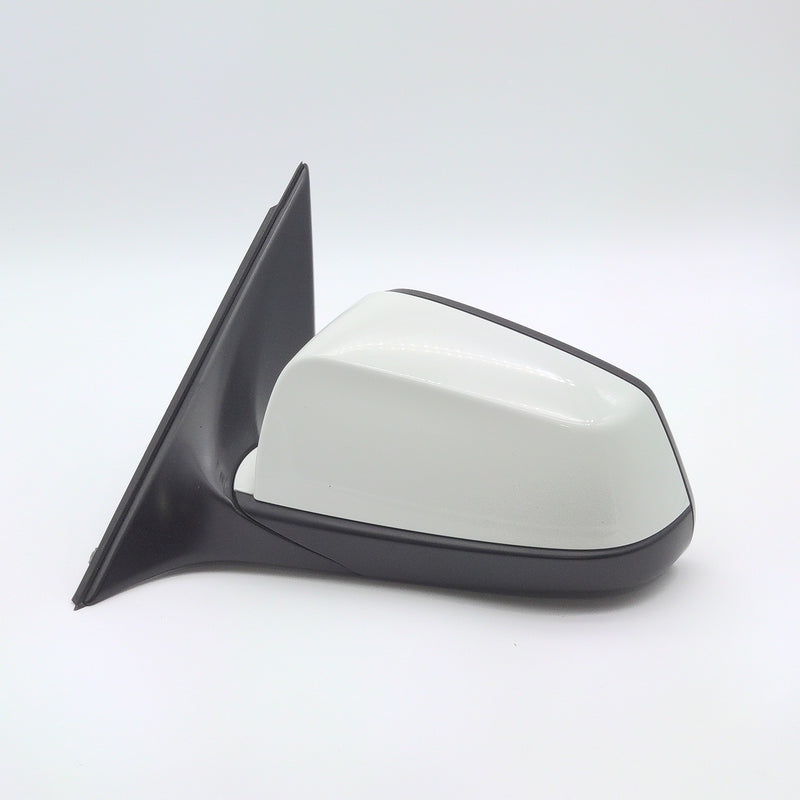 10-13 OEM BMW Left Mirror with Lane Change Warning 5 Series Alpine White 3 F10