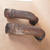 11-14 OEM BMW Exhaust Pipe Set Front Pipe (2) X5M X6M S63 N63 7616846 E70 E71