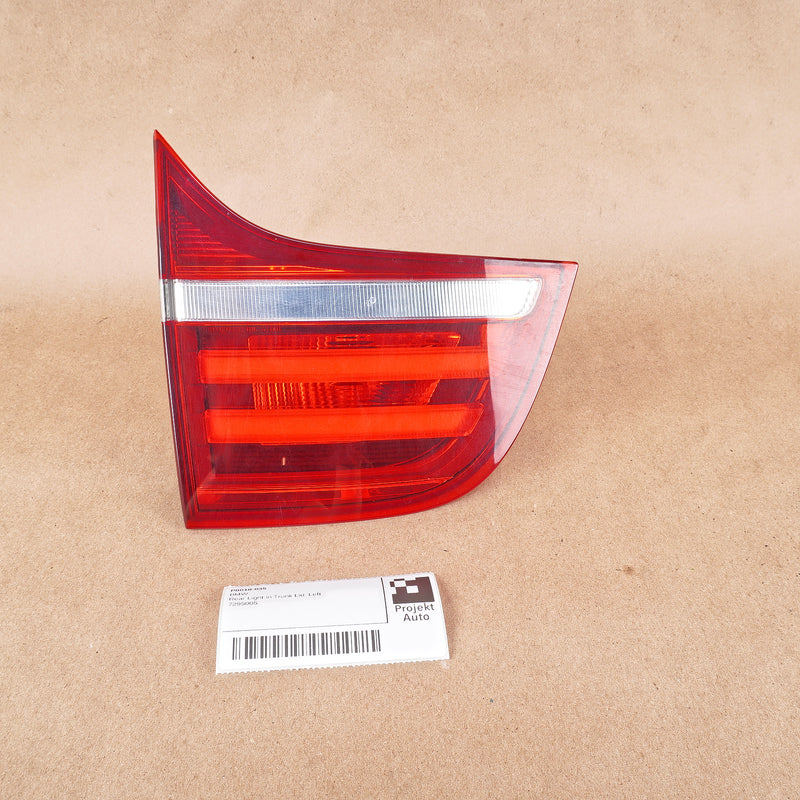 12-14 OEM BMW Rear Left Inner Tail Light Trunk Lid X6M X6 LCI 7295005 E71