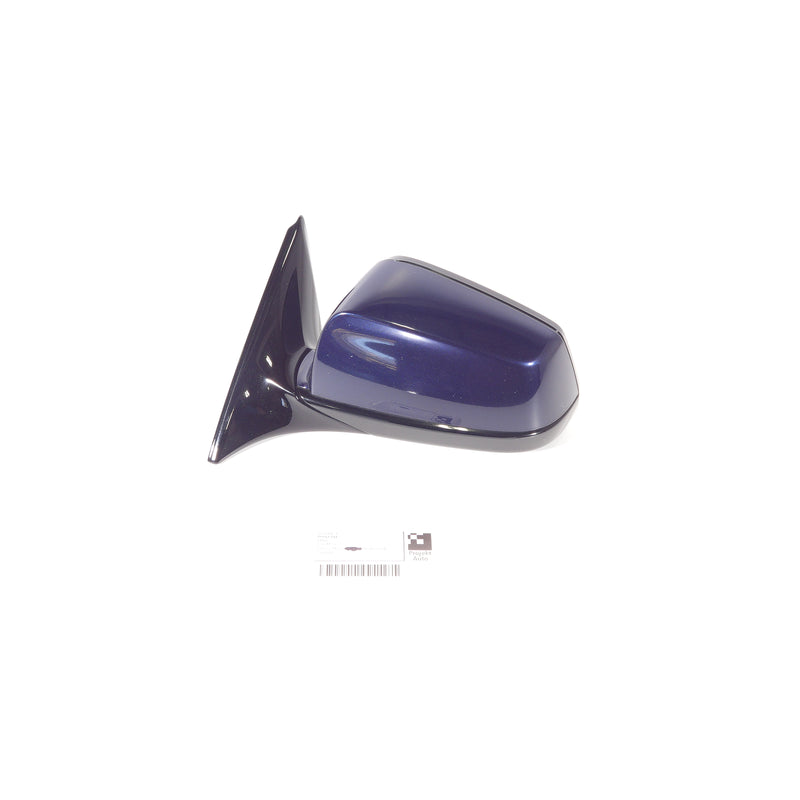 12-15 OEM BMW Left Side Mirror Lane Warn Cam X10 Tanzanite Blue F13 F06 F12
