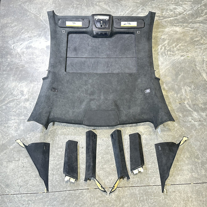 12-18 OEM BMW Alcantara Headliner Set Complete M6 650i 640i Coupe F13
