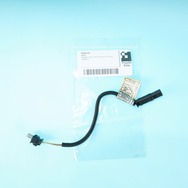 12-19 OEM BMW Adapter Cable Oil Temp Sensor N63 S63 X5 X6 50i 7633479 F15 F85