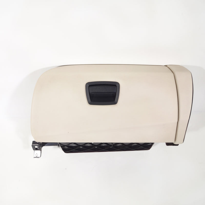 12-19 OEM BMW Glove Box Individual Merino Platinum/Black ZBC8 7982220 F13 F06