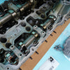 12-19 OEM BMW Right Complete Cylinder Head N63TU 650i 550i X5 2118167 F15 F01