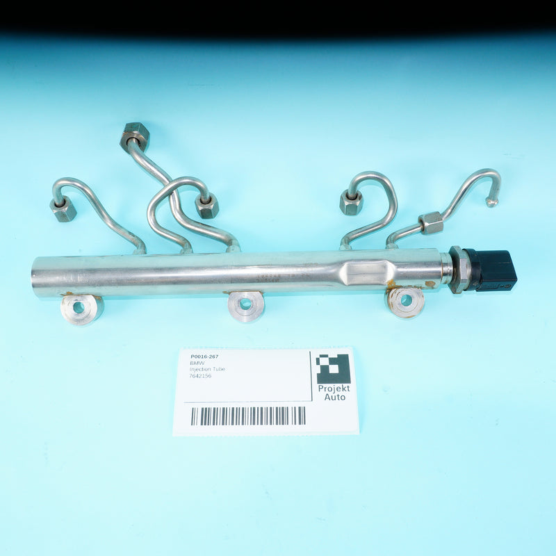 12-19 OEM BMW Right Fuel Rail w/Sensor S63TU N63TU M5 M6 7642156 F15 F85 F01 F02