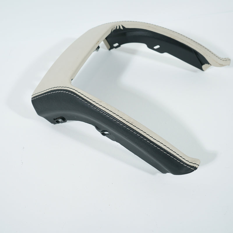 13-19 BMW Rear Center Console Trim Platinum/Black ZBC8 M6 650i 640i Gran Coupe