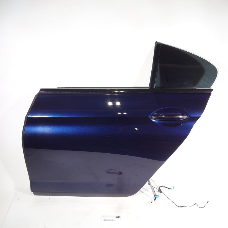 13-19 OEM BMW Rear Left Door Complete Glass X10 Tanzanite Blue M6 650i GC F06