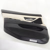 13-19 OEM BMW Rear Left Door Panel Individual Merino Platinum/Black ZBC8 F06