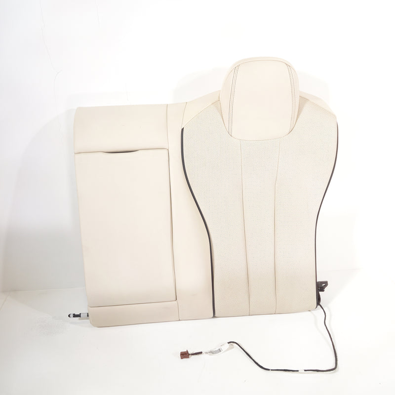 13-19 OEM BMW Rear Seat Backrest Individual Merino Platinum/Black ZBC8 F06