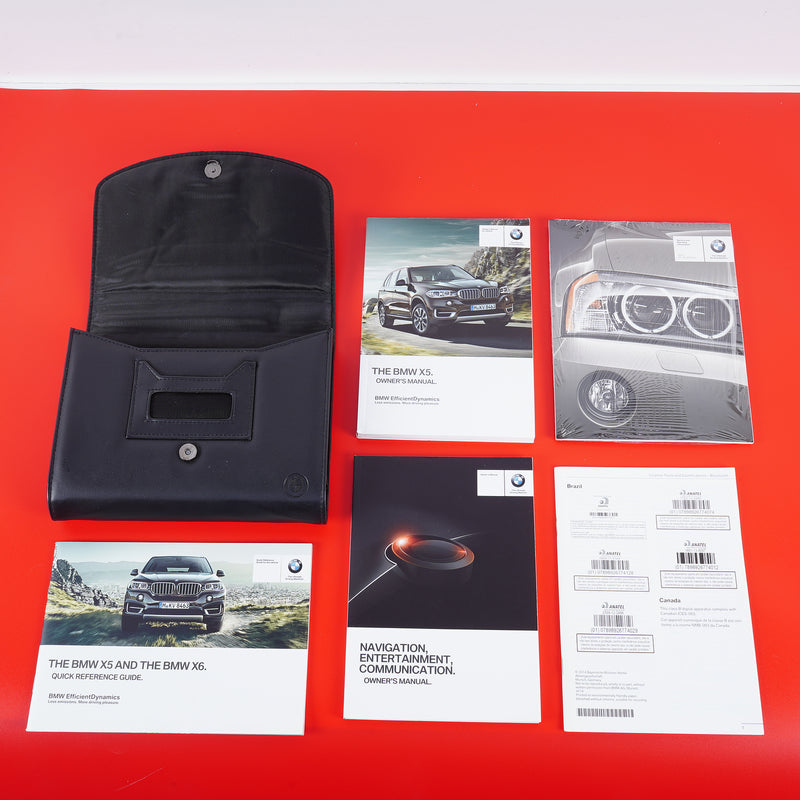 14-15 OEM BMW Owner's Manual Set X5 2926504 F15