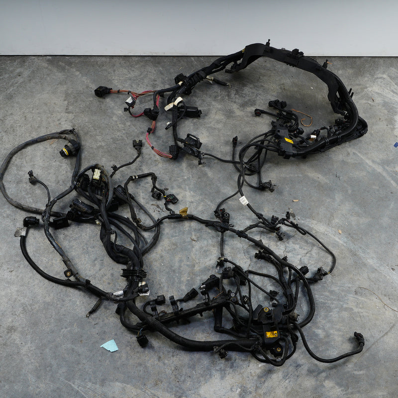 14-16 OEM BMW Engine Wiring Harness Set X5 X6 50i N63TU 8605656 F15 F16