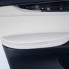 14-18 BMW Front Left Door Panel LCEW Ivory White Dakota X5 w/Leather Dash F15
