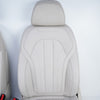 14-18 OEM BMW Front Seat Set Ivory White Dakota Leather X5 7383864 F15