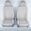 14-18 OEM BMW Front Seat Set Ivory White Dakota Leather X5 7383864 F15
