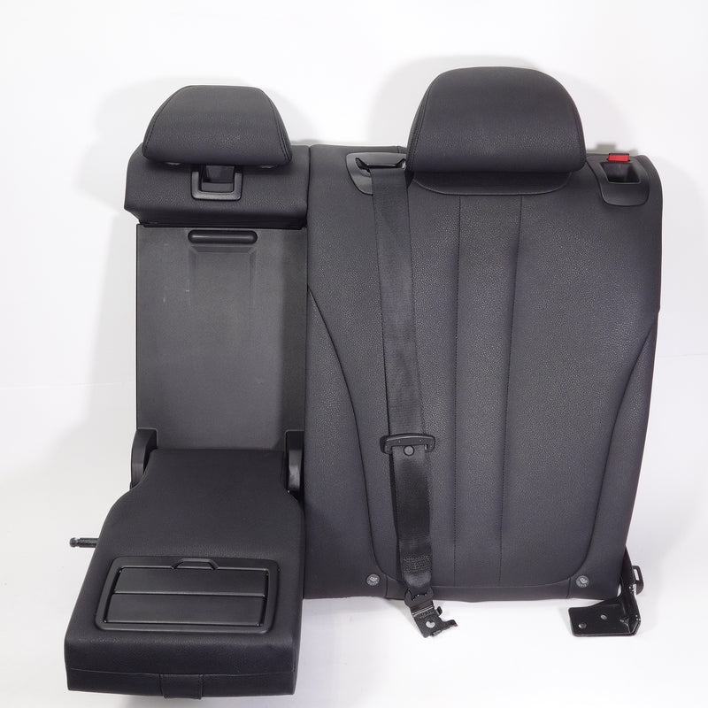 14-18 OEM BMW Rear Left Seat Back Armrest Base Sensetec Black X5 7319569 F15