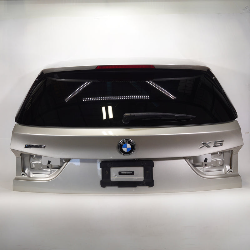 14-18 OEM BMW Rear Trunk Lid X5 A14 Mineral Silver Metallic 7378121 F15 F85