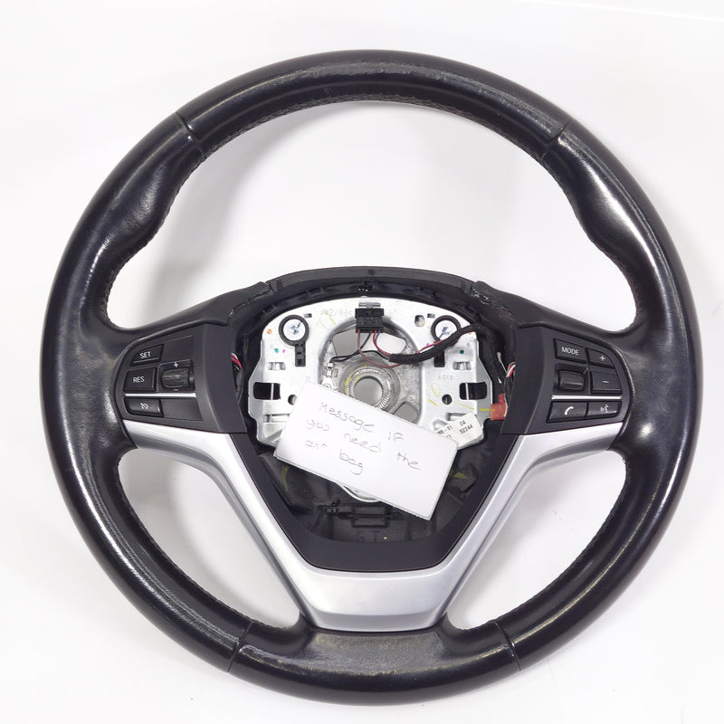 14-18 OEM BMW Steering Wheel Sport Leather X5 6877853 F15