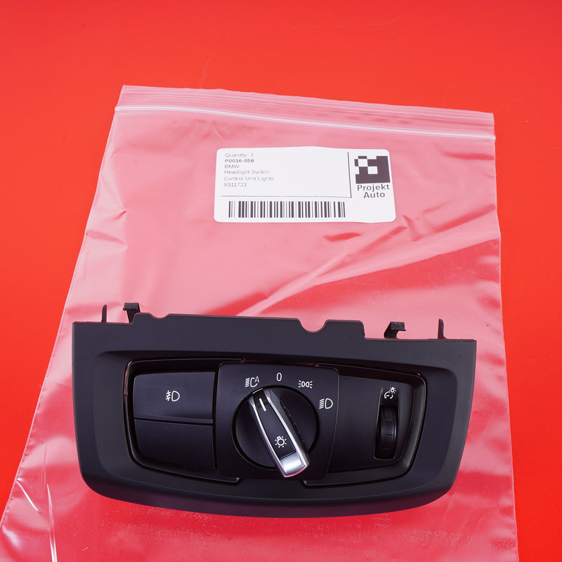 14-19 OEM BMW Headlight Switch X5 X5M X6 X6M 9311721 F15 F85 F16 F86