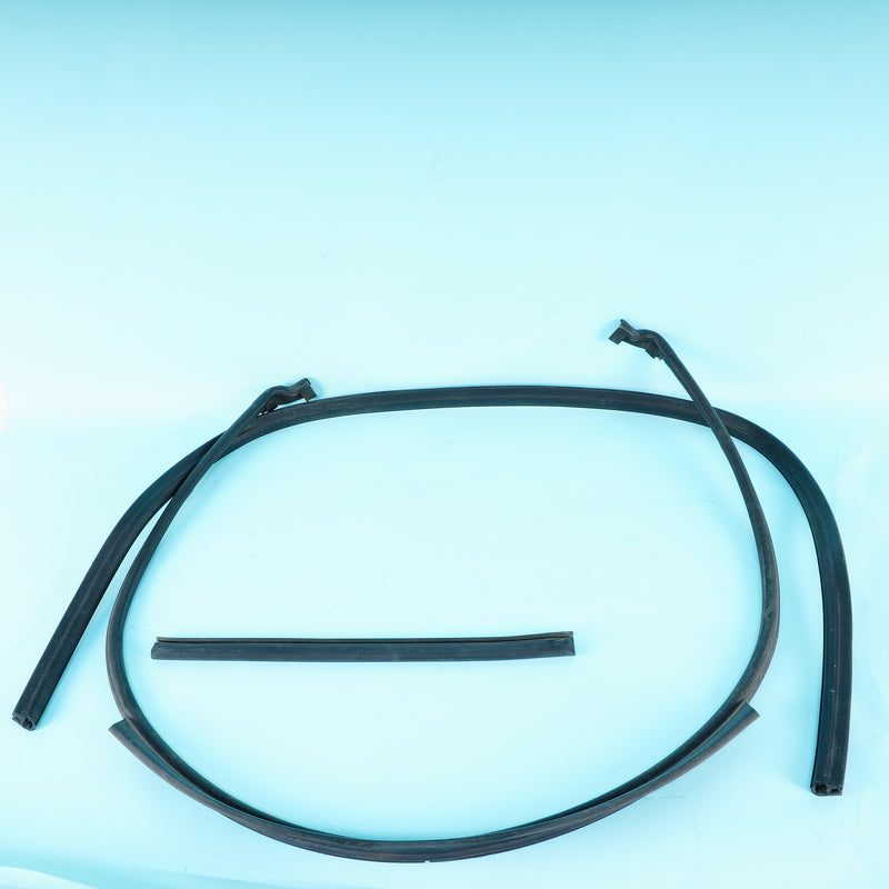 14-19 OEM BMW Hood Seal Set (3) Weatherstrip X5 X6 X5M X6M 7294509 F15 F85 F16