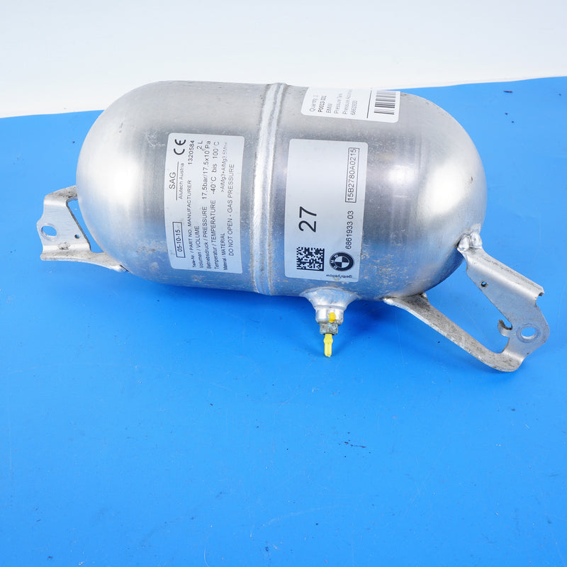 16-17 OEM BMW Air Suspension Pressure Tank 2 Liter M760i 750i 740i 6861933 G12