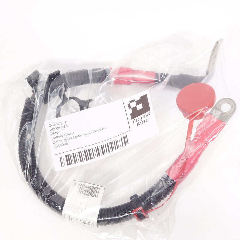 16-18 OEM BMW Battery Cable to Starter X5 xDrive40e 8614095 F15
