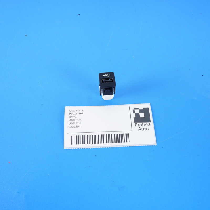 16-18 OEM BMW Black USB Port 7 Series 9229294 G12