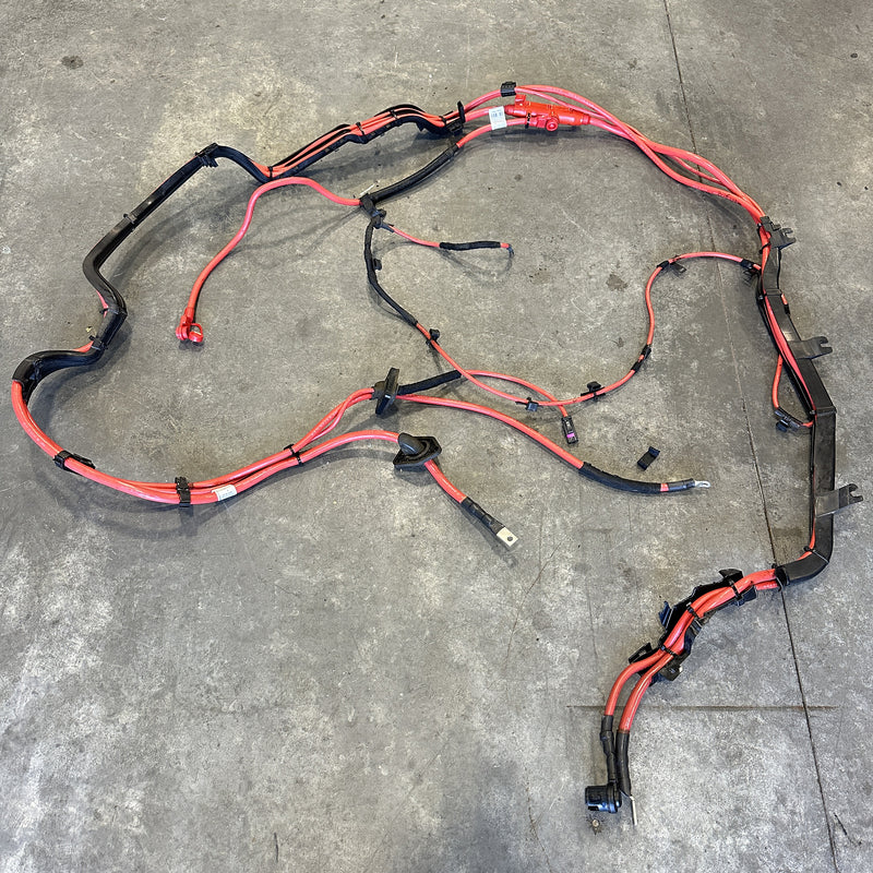 16-18 OEM BMW Positive Cable Set Battery Under Car X5 xDrive40e 9381820 F15
