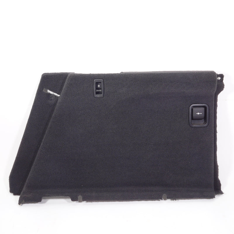 16-18 OEM BMW Right Side Panel Trunk Black Carpet X5 xDrive40e 7377532 F15