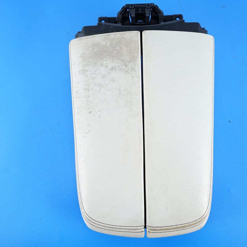 16-22 OEM BMW Center Console Armrest NAEW Ivory White Nappa 7 Series G12