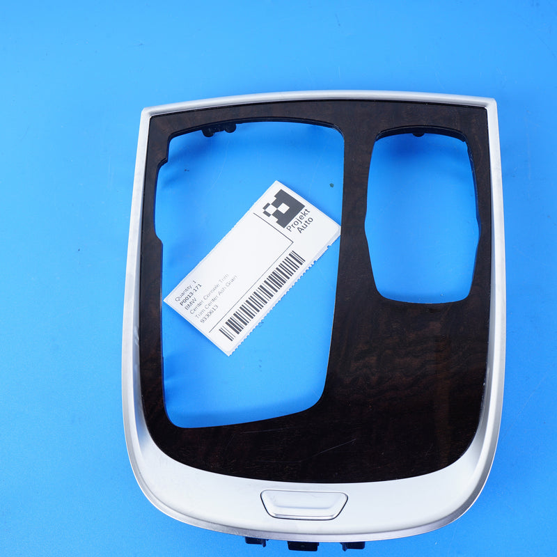 16-22 OEM BMW Center Console Trim S4AX Fine Wood Ash Grain Marone 7 Series G12