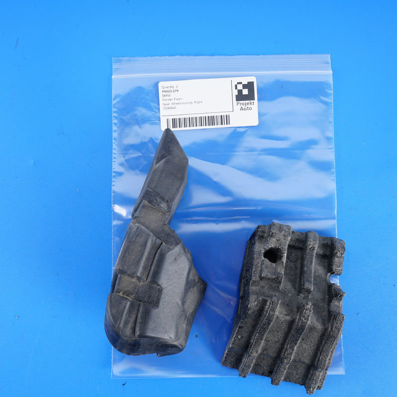 16-22 OEM BMW Front Right Passenger Side Fender Foam 7330662 G12