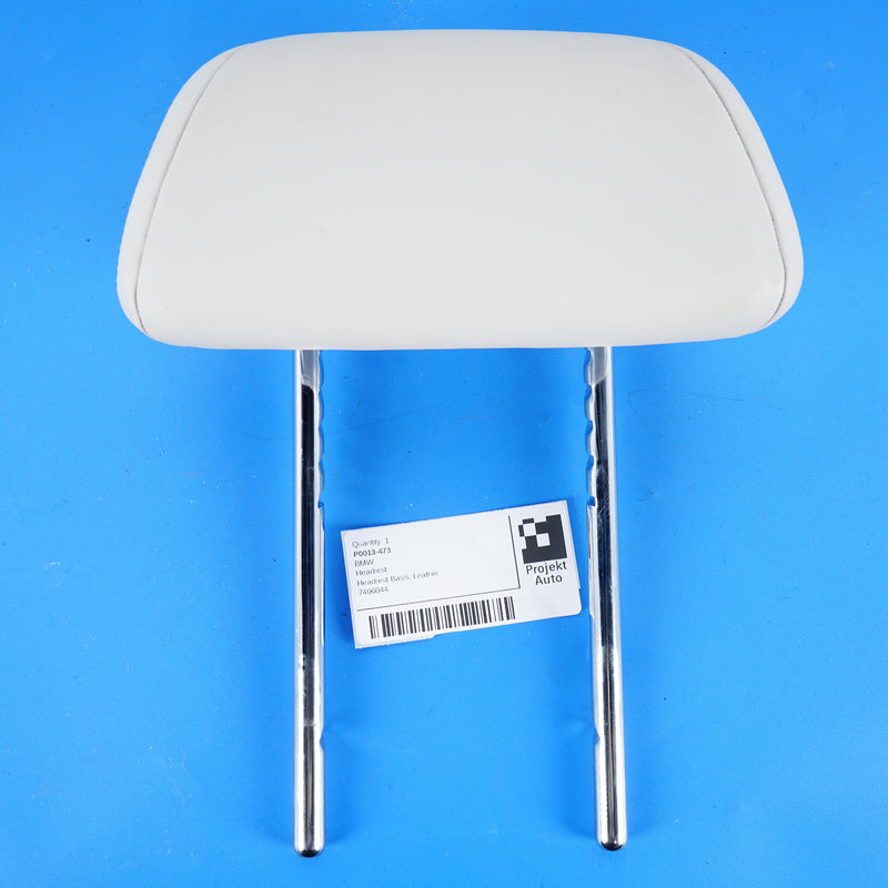 16-22 OEM BMW Ivory White Nappa Rear Seat Headrest 7406044 G12